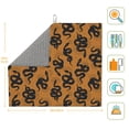 thumbnail image 2 of Uemuo Snake Pattern Dish Drying Mat,16*18 inch Absorbent Dish Drainer Kitchen Counter,Large Size Dish Drying Pad for Countertops,Sinks,Draining Racks, 2 of 6
