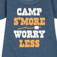 thumbnail image 3 of Instant Message - Camp Smore Worry Less - Toddler And Youth Girls Fleece Dress, 3 of 6