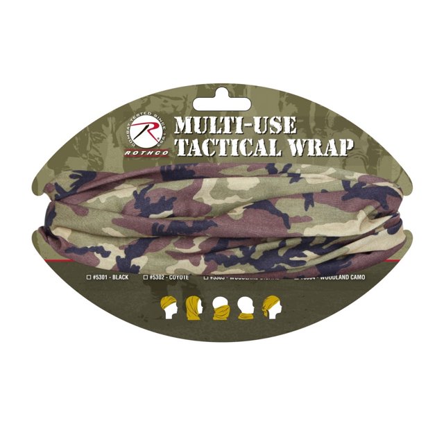 Rothco Multi Use Tactical Wrap - Woodland Camo