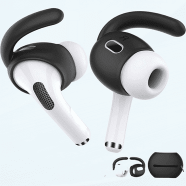 AirPods Pro 2 Ear Hooks, Anti-Slip Silicone Covers with Storage Pouch, Compatible with Apple AirPods Pro 2nd Generation