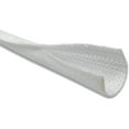 thumbnail image 1 of 1/2" Side Entry Cable Wrap Sleeve with Hook & Loop Fastener - Length: 50 Feet - Color: White, 1 of 3