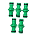 thumbnail image 2 of 5 piezas Conector de tubería de manguera de jardín con conector masculino de reparación rápida Conexión de agua Junta de agua para equipos de riego de Verde, 2 of 8