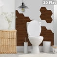 thumbnail image 3 of Hexagon Wood Grain Peel and Stick Wall Tiles, 10 PCS Self-Adhesive PVC Vinyl Backsplash Tiles, Waterproof Removable Hex Tile Stickers for Kitchen Bathroom Living Room, 7.87x9.06 inch, 3 of 9