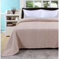 thumbnail image 3 of Fabstyles 100% Cotton Soft and Cozy Blanket - Herringbone Weave Cotton Blanket - Perfect for Layering Any Bed for All Season (Grey/White, Queen (90''x90'')), 3 of 4