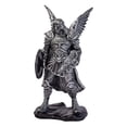 thumbnail image 4 of Figura de ángel guerrero, delicada y resistente estatua de ángel para gabinete de oficina o del hogar. Plata B, 4 of 9