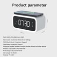 thumbnail image 3 of Amdohai 15W Wireless Charging Night Light Alarm Clock, Desktop Bedroom Mobile, 3 of 7