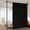 Black, variant on 100% Blackout Room Divider Curtains Sets Black 1 Panel W100 x L84in No Drill Curtain Rods(H) 43-120×(W) 35-100 in for Bedroom Privacy Partition Separator