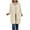 Beige, variant on Towmus Women Full Zip Up Hoodie Casual Solid Color Long Sleeve Knee Length Tunic Sweatshirts Oversized Hooded Jacket Pullover Tops Winter Coats with Pockets