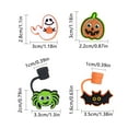 Straw Hats Cartoon Pumpkin Bat Design 8mm Umbrella For Drinks For straw-hats-cartoon-pumpkin-bat-design-8mm-umbrella-for-drinks-for