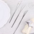 thumbnail image 4 of BalsaCircle 24 Silver 8" Heavy Duty Plastic Knives Disposable Wedding Party Catering, 4 of 7