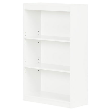 Axess 3-Shelf Bookcase, Pure White