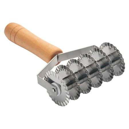 

Stainless Steel Cutter Wood Handle Lattice Kitchen Gadgets for Home
