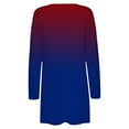 thumbnail image 5 of Samickarr Plus Size Cardigan For Women With Pockets Long Duster Cardigan Open Front Coats Coat Outwear Long Sleeve Fall Clothes For Women Lightweight Printed Loose Fit Cardigan Tops Coat, 5 of 5