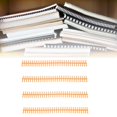 thumbnail image 4 of Plastic Binding Spine, Loose Leaf Rings Detachable Good  Gloss Easy To Install  For Home Or School Use Orange, 4 of 8