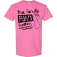 thumbnail image 3 of Inktastic Our Family Fights Together Breast Cancer Awareness T-Shirt, 3 of 5