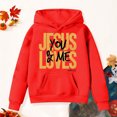 thumbnail image 4 of Ccpelsie Kids Hoodies for Boys Oversized Long Sleeve Sweatshirt Gradient Boys Pullover Tops(Red,6-7 Years), 4 of 5