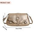 thumbnail image 3 of Bolso de hombro para mujer PU Spice Girl Crossbody Bag Y2K Cool Satchel Bags (Oro), 3 of 8