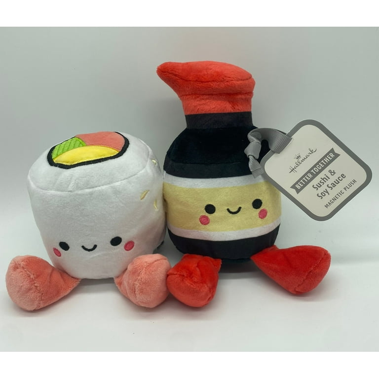 Better Together Sushi and Soy Sauce Magnetic Plush