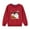 Red, variant on Odeerbi Kids Boys Girls Halloween Ghost Crewneck Sweatshirts Fall Winter Cotton Sweatshirt Kids Kids Cute Solid Color Halloween Print Long Sleeve Sweatshirts Top Kids Clothes White