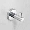 thumbnail image 1 of Gancho de toalla cromado de acero inoxidable, organizador de baño, montaje en pared, gancho de pared moderno para toalla de baño con acabado cromado antioxidante, 1 of 5