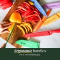 thumbnail image 4 of Cuisinart Advantage 12-Piece Color-Coded Professional Stainless Steel Knives, 4 of 7