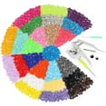thumbnail image 2 of Outil de Bouton-Pression avec 375 Pcs Boutons-Pression en Plastique Résine T-5, 2 of 8
