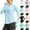 Mint Green-shirts for women, variant on YFNNUP Women UPF 50+ UV Shirts Long Sleeve with Thumb Holes Workout Sun Shirt Solid Color Quick Dry Athletic Hiking Running Tops