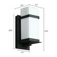 thumbnail image 4 of CNCEST Modern Outdoor Exterior Wall Lantern Light Fixture Porch Patio Garage Wall Lamp Sconce, 4 of 10