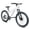 White, variant on Ambifirner Mountain Bike: 7 Speeds with Disc Brakes Mens Womens Mountain Bike, 24 Inch Front Suspension MTB Bicycle for Outdoor Trail Commuter