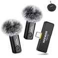 thumbnail image 1 of NEEWER Microphone Cravate Sans Fil pour iPhone Tablette Android PC Portable Portée 131 Pieds/40M Réduction du Bruit Omnidirectionnel, 1 of 9