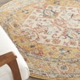 thumbnail image 2 of Nourison Passion Ivory/Yellow 4' x Round Area Rug, Vintage, Boho, Bed Room, Living Room, Dining Room, Kitchen, , Easy Cleaning, Non Shedding (4' Round), 2 of 8