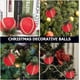 thumbnail image 4 of Adornos de bolas de espuma navideñas, adornos rústicos de bolas de Navidad, colgante, decoración para árbol de Navidad (rojo) (3 uds)-- Sailing  Electrónica, 4 of 5