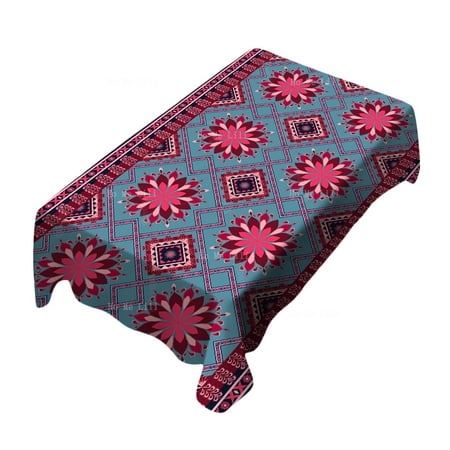 

Abstract Ethnic Geometric Pattern Design Batik Morris Holland Park Flora Fabric Tablecloth By Ho Me Lili For Tabletop r
