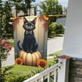 thumbnail image 5 of Autumn Black Cat On Pumpkin Garden Flag 12x18 Inch Double Sided Fall Halloween Yard Decor Outdoor House Flag Sunflower, 5 of 8
