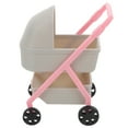thumbnail image 2 of LOLIPPYY Dollhouse Stroller Toy: 1:12 Scale Simulation Miniature Stroller - Detailed Plastic Pram Carriage Toy - Perfect For Kids' Play And Dollhouse Decoration, 2 of 7