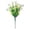 White, variant on Purple Pink Artificial Flowers Outdoor Decoration - Uv Resistant Weatherproof Realistic Faux Floral Arrangements - Home Garden Patio Parties Weddings Events Indoor Decor