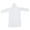 thumbnail image 4 of Raindrops 1Pc Raincoat EVA Rain Poncho Fashion Waterproof Raincoat Hooded Rainwear with Hat for Adult Outdoor Size (White), 4 of 8