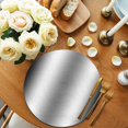 thumbnail image 2 of Ombre Black White Round 15 Inch Placemats Set of 8, Simple Abstract Striped Farmhouse HeatResistant Non Slip Place Mats for Dining Table, Wipeable Braided Kitchen Table Mats for Housewarming, 2 of 9