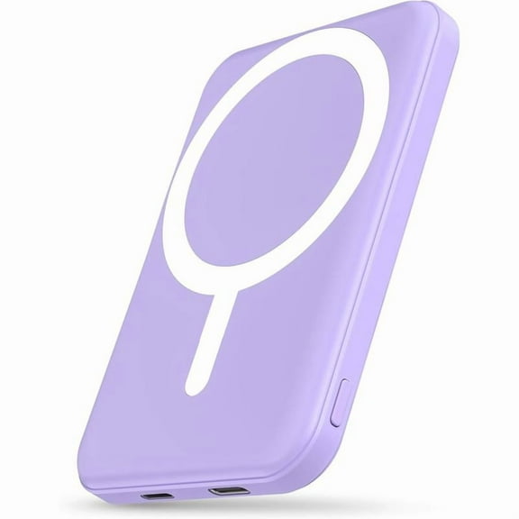 for MagSafe Battery Pack, 5000mAh Magnetic Power Bank Fast Charging Wireless Portable Charger for iPhone 16/15/14/13/12/ All Series