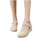 thumbnail image 4 of Amzcrzy Zapatos de mujer,Zapatos de mujer,Zapatillas de mujer, Sandalias de cuña con punta redonda de punto para mujer, zapatillas informales de verano con tacón alto Sandalias Mujer Zapatillas De Ca, 4 of 6