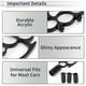 thumbnail image 5 of Pomo de Cambio Universal Unique Bargains para Coche, Pomo de Palanca de Cambios de Acrílico para Vehículos Automáticos y Manuales con 3 Adaptadores Negro 1 Juego, 5 of 7
