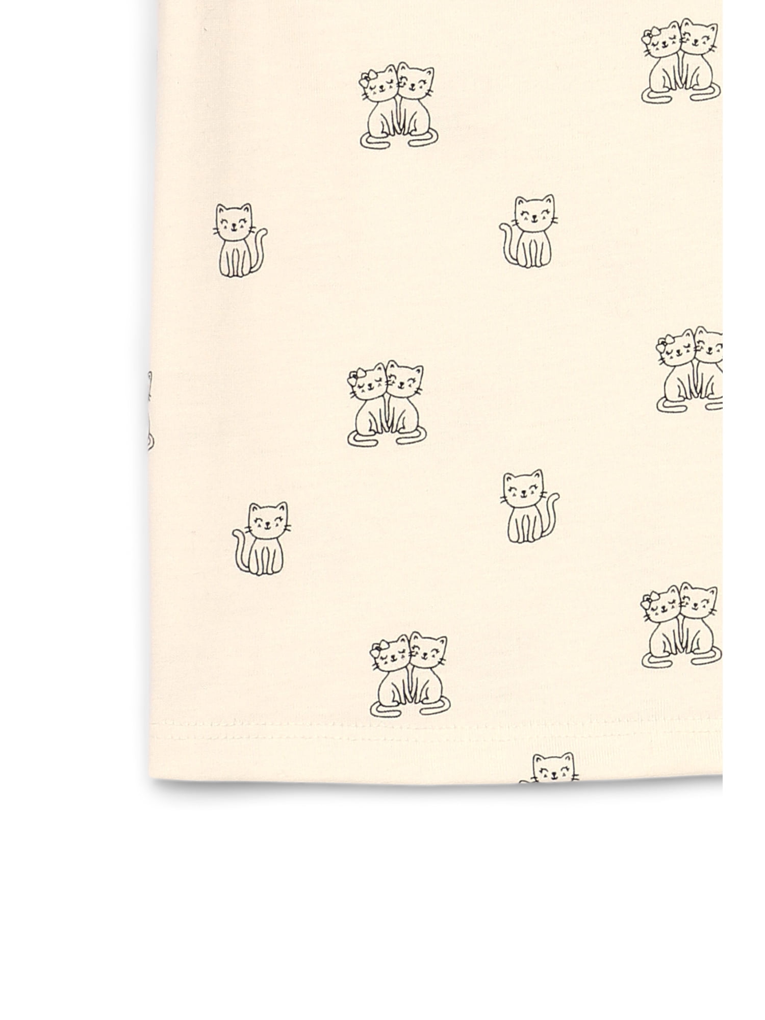 Garanimals Toddler Girl Ruffle Shoulder Long Sleeve Printed T-Shirt, Sizes 18M-5T