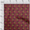 thumbnail image 1 of oneOone Polyester Lycra Fabric Leaves & Floral Block Decor Fabric Printed BTY 56 Inch Wide, 1 of 4