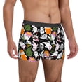 thumbnail image 5 of Men's Boxer Briefs, halloween cute ghost cartoon Soft Comfy Mens Underwear Boxer Briefs Breathable With Widen Waist, 5 of 7