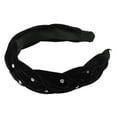 thumbnail image 5 of Unique Bargains 1 Pc Fashion Weave Rhinestone Headbands for Women Black, 5 of 6