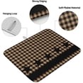 thumbnail image 2 of Retro Country Star Dish Drying Mat for Kitchen Counter, Brown Black Buffalo Plaid Baby Bottle Microfiber Drying Pad, Absorbent Coffee Cup Dishes Drainer Mats 16"x18", 2 of 6