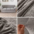 thumbnail image 4 of Elastic Stretch Sofa Cover, Machine-Washable Pet-Proof Furniture Protector, Suitable for 1/2/3-Seater Living Room Sofas with Removable Cushions, 4 of 5