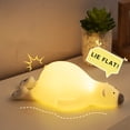 thumbnail image 4 of QIPOPIQ Cartoon Night Lamp Touch Control 3 Gears Brightness Adjustable Eye Protection Decorative USB Rechargeable LED Bedside Lamp Bedroom Decor (4 Pack), 4 of 9