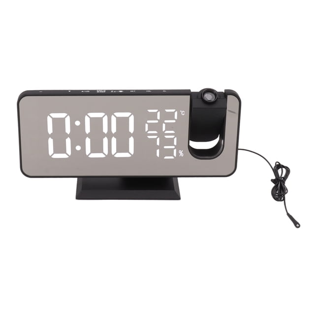 Reloj despertador digital LED Jadeshay proyección para dormitorio color como se muestra en las imágenes
