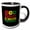 Black/White, variant on 3drose, Equality Is Greater Than Division Red, Green, Yellow Juneteenth Art, 11oz Magic Transforming Mug